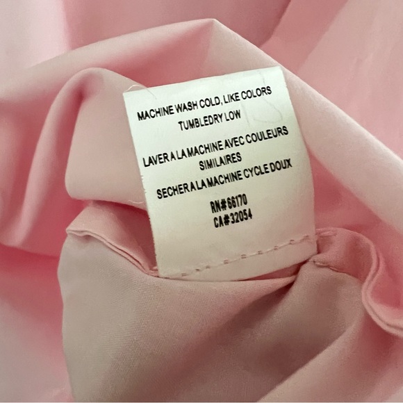 Anthropologie HD in Paris Pink Off the Shoulder Cotton Mini Dress PS - Picture 7 of 10